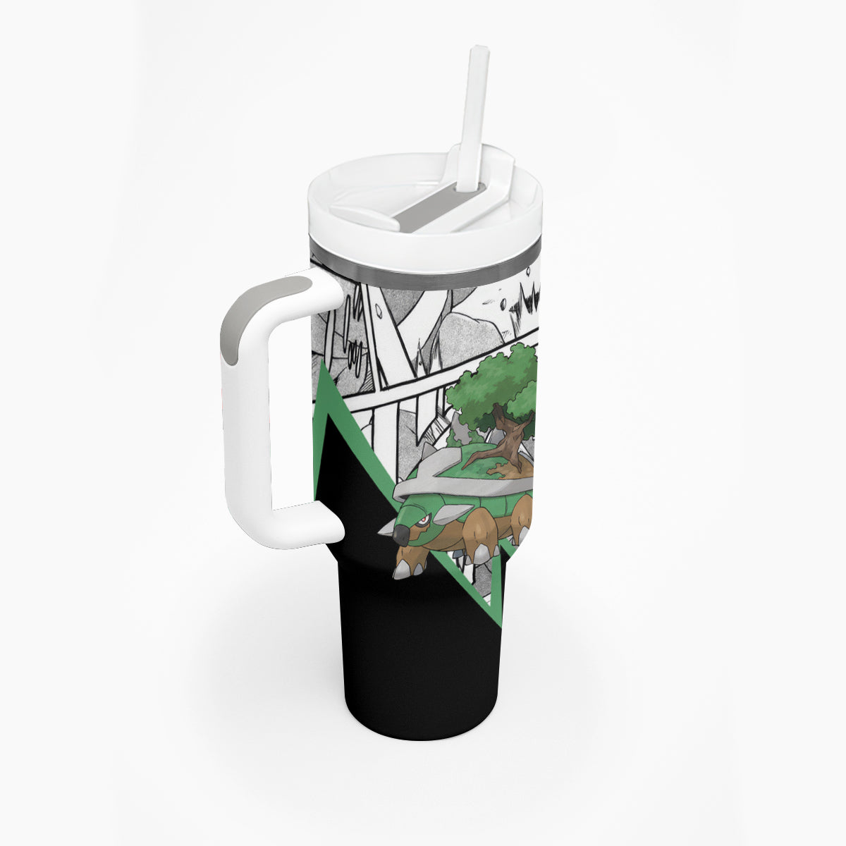 Torterra Anime Tumbler With Handle