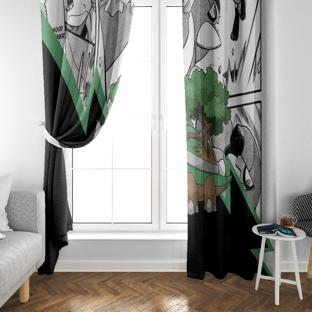 Torterra Anime Window Curtain