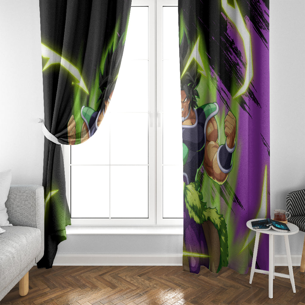 Super Broly Window Curtain