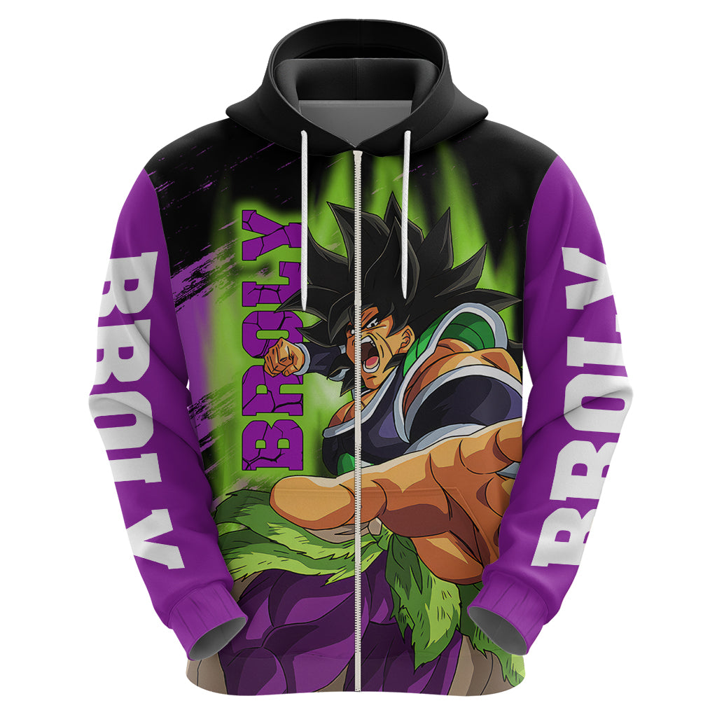 Super Broly Zip Hoodie