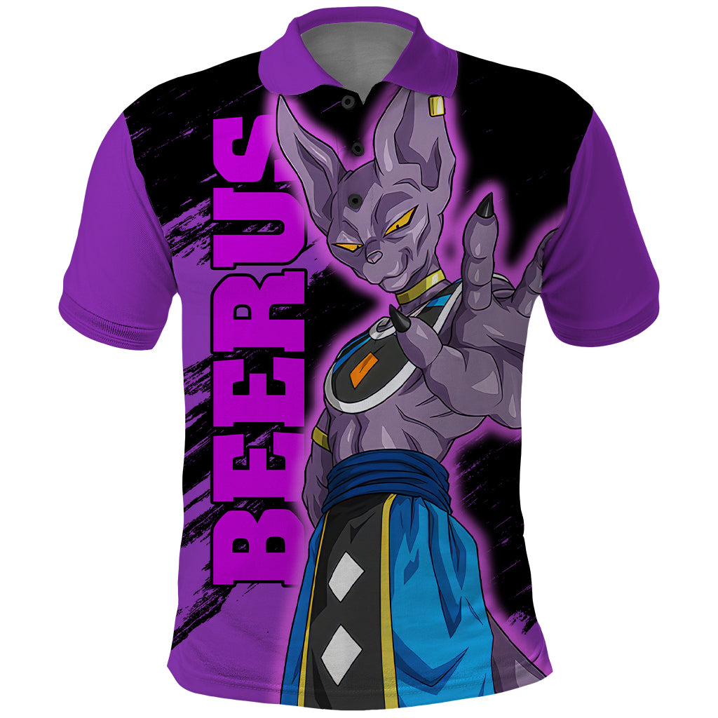Beerus Dragon Ball Polo Shirt
