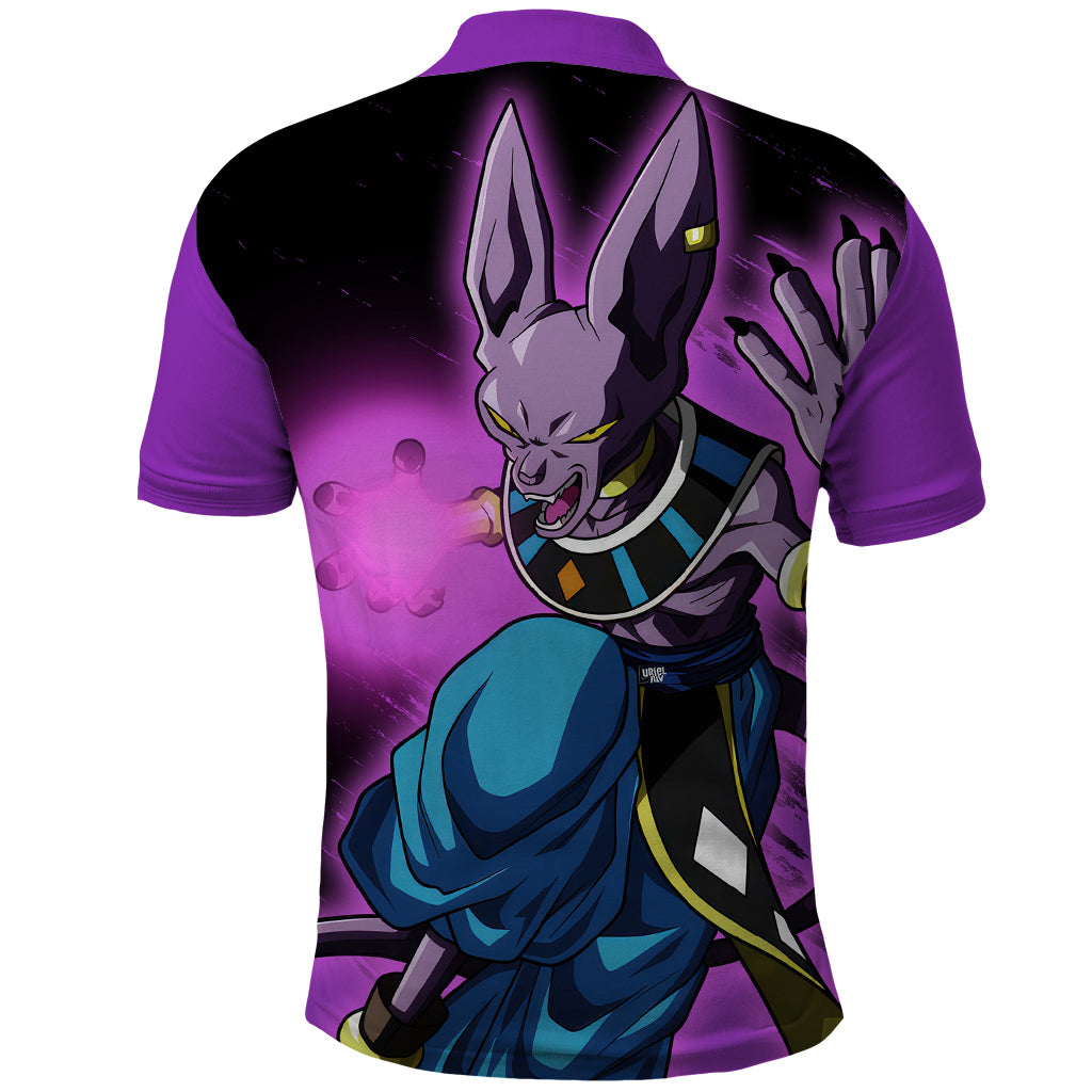 Beerus Dragon Ball Polo Shirt