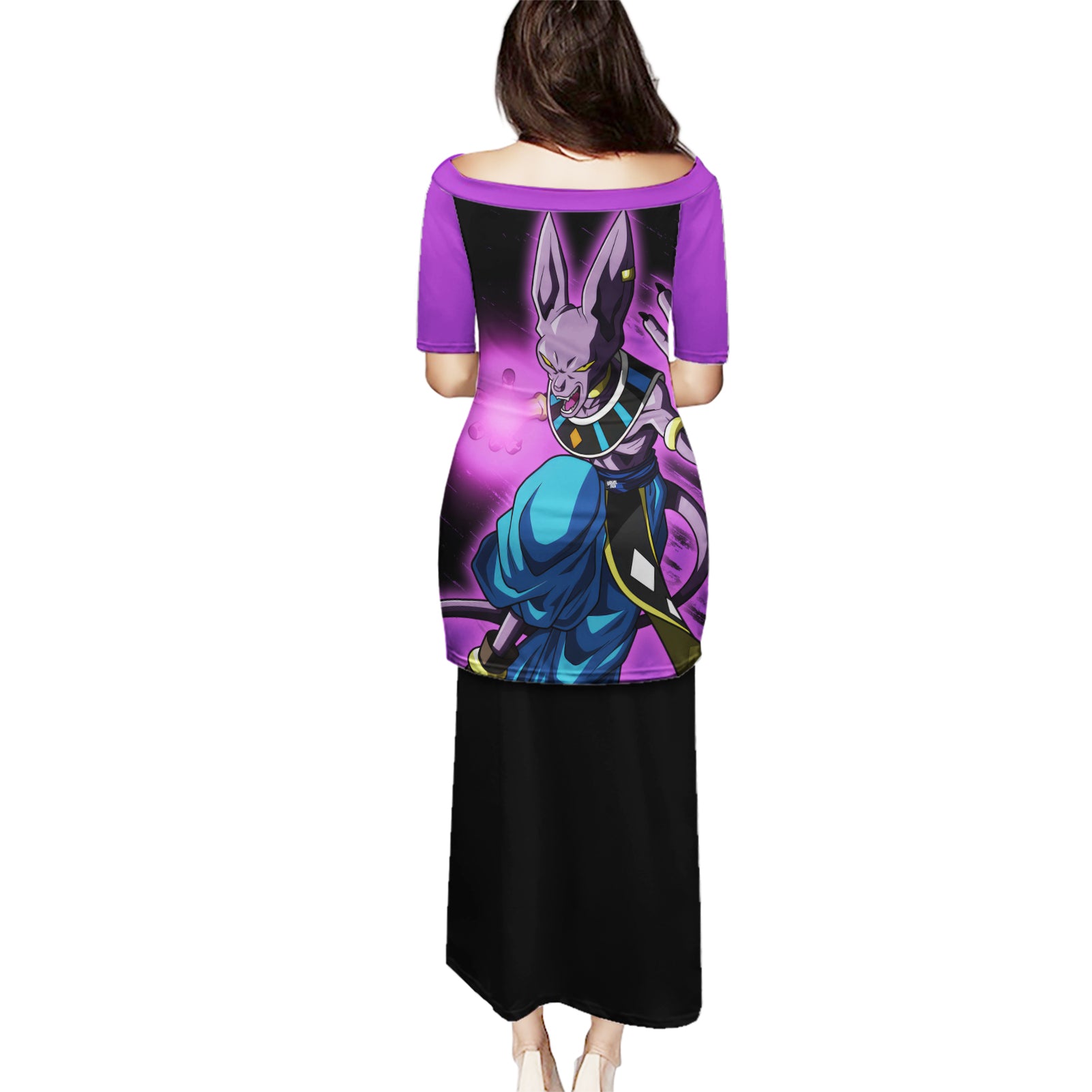 Beerus Dragon Ball Puletasi