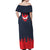 Gurren Lagann Simon Off Shoulder Maxi Dress