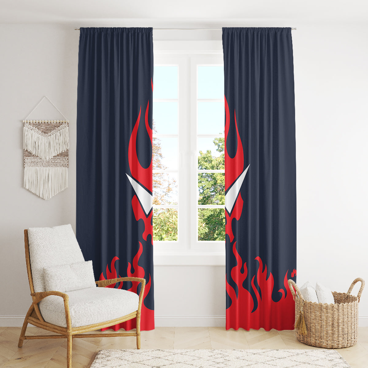 Gurren Lagann Simon Window Curtain