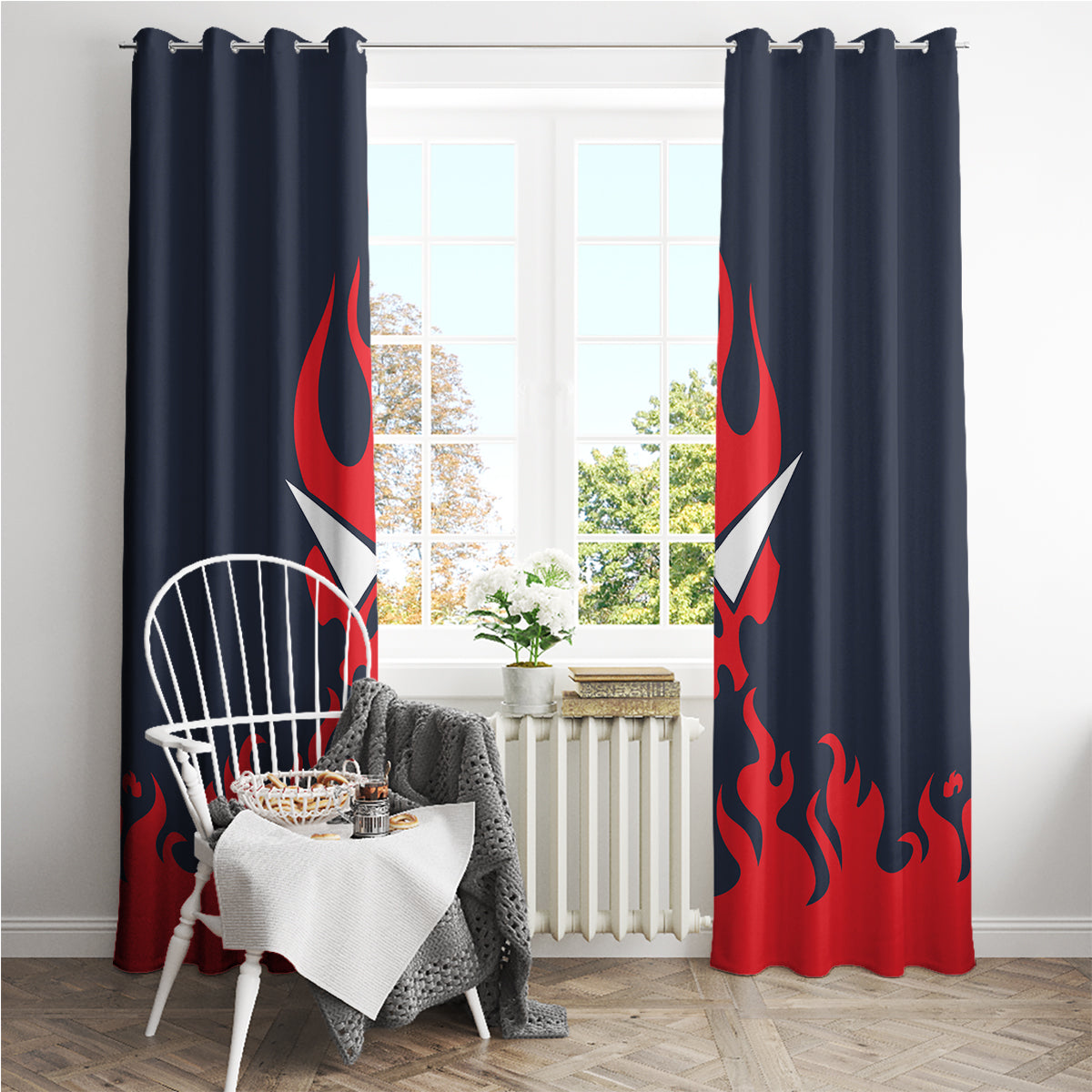 Gurren Lagann Simon Window Curtain