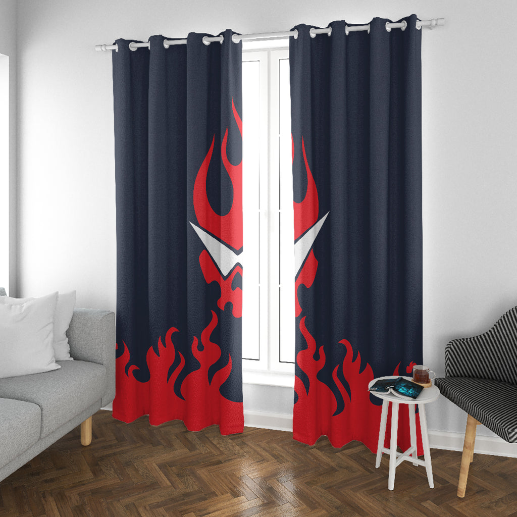 Gurren Lagann Simon Window Curtain