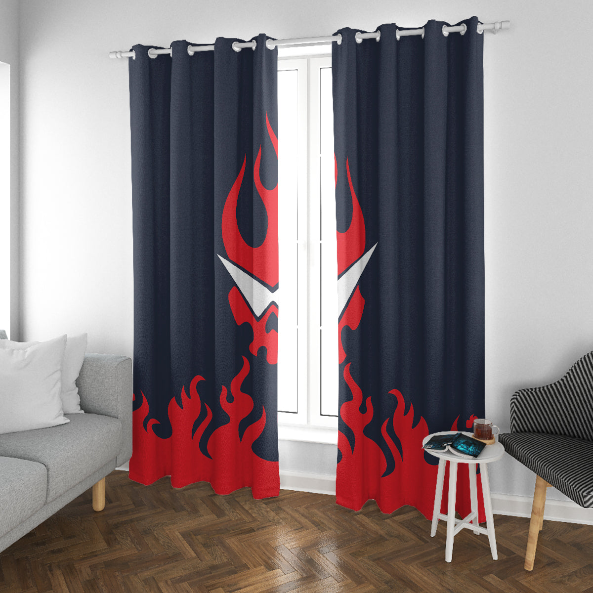 Gurren Lagann Simon Window Curtain