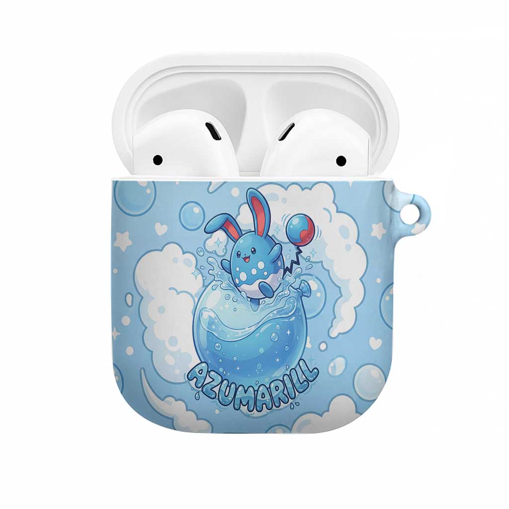 Azumarill AirPods Case Dreamy Bubble Cloud Art
