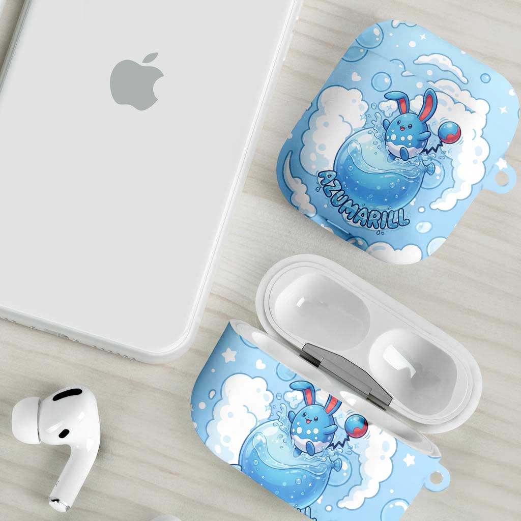 Azumarill AirPods Case Dreamy Bubble Cloud Art