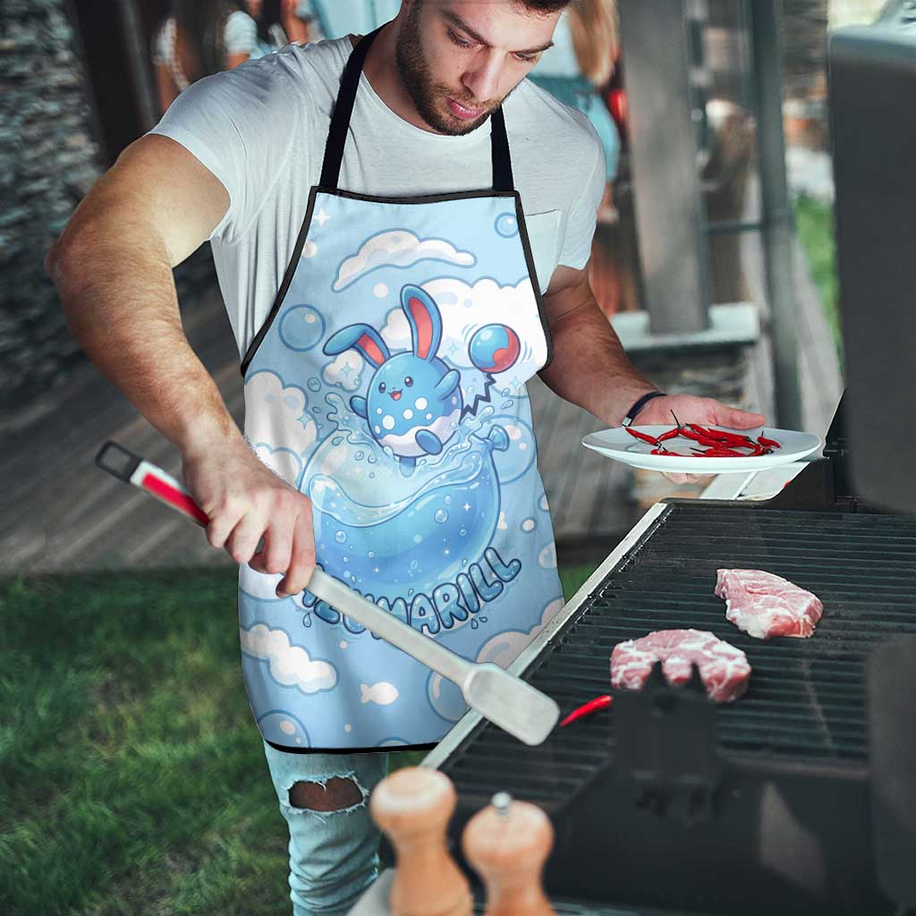 Azumarill Apron Dreamy Bubble Cloud Art