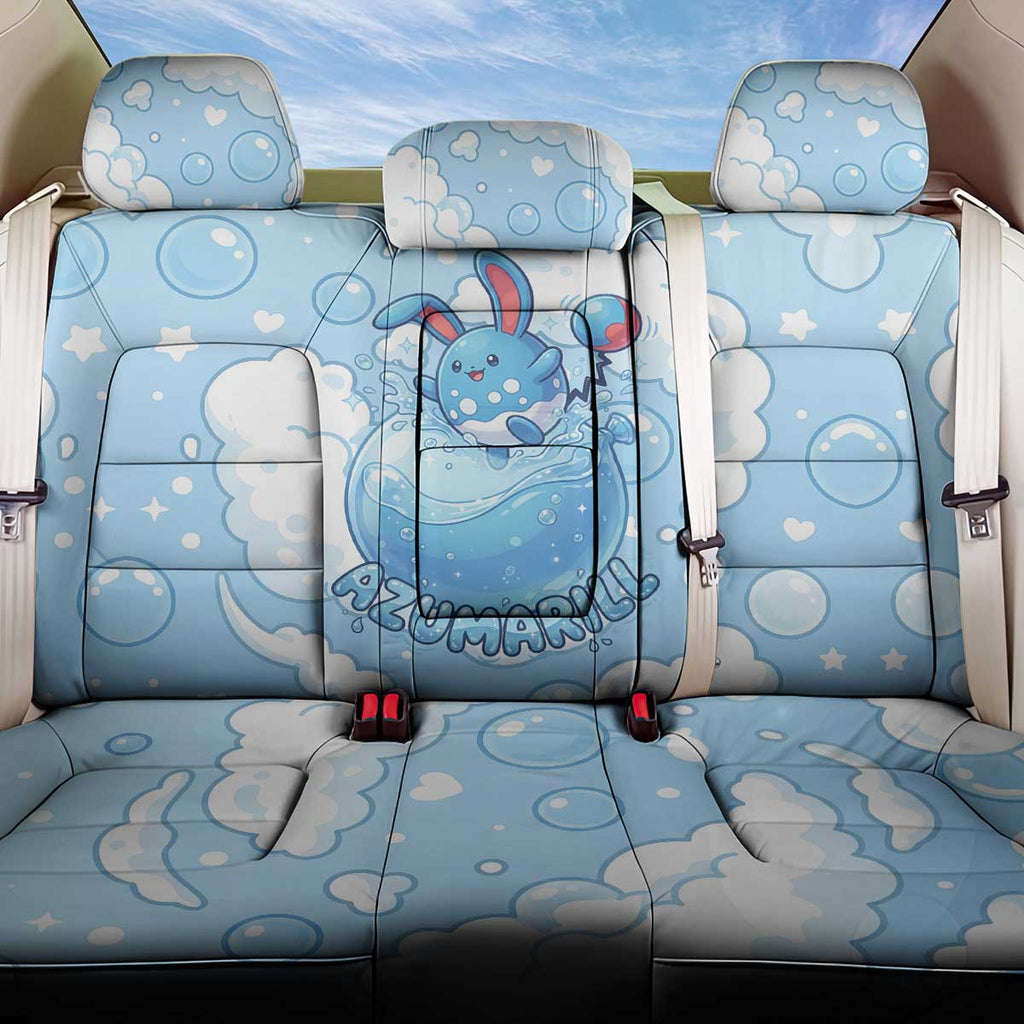 Azumarill Back Car Seat Cover Dreamy Bubble Cloud Art