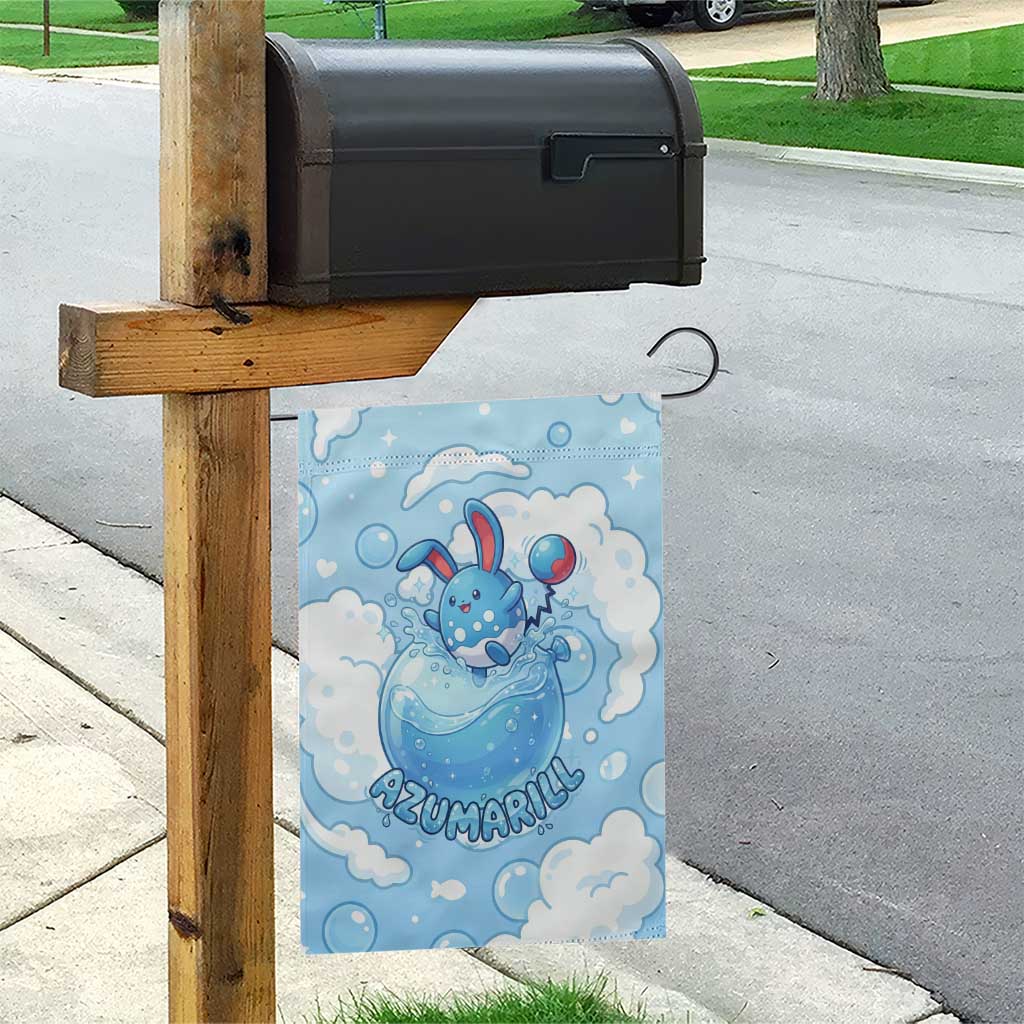 Azumarill Garden Flag Dreamy Bubble Cloud Art