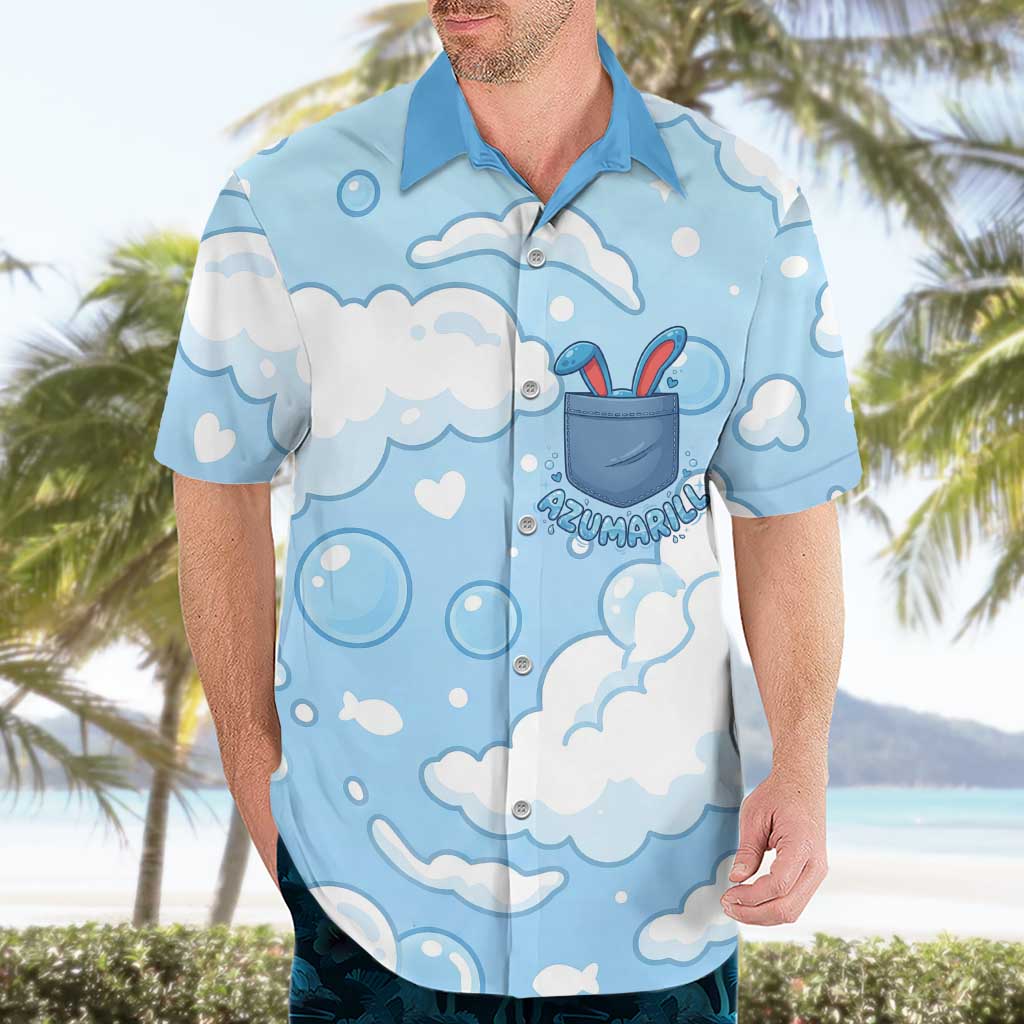 Azumarill Hawaiian Shirt Dreamy Bubble Cloud Art