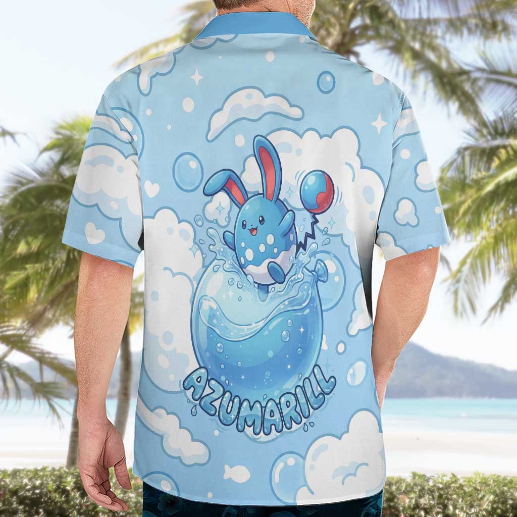 Azumarill Hawaiian Shirt Dreamy Bubble Cloud Art