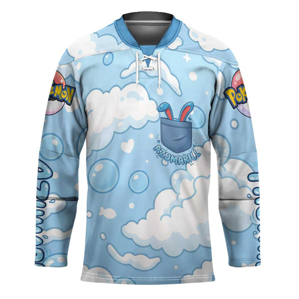 Azumarill Hockey Jersey Dreamy Bubble Cloud Art