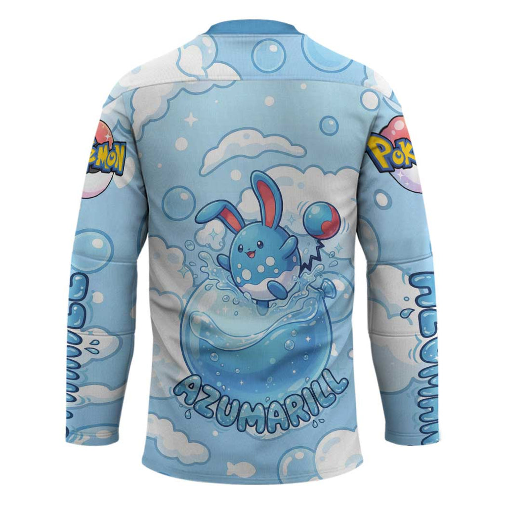 Azumarill Hockey Jersey Dreamy Bubble Cloud Art