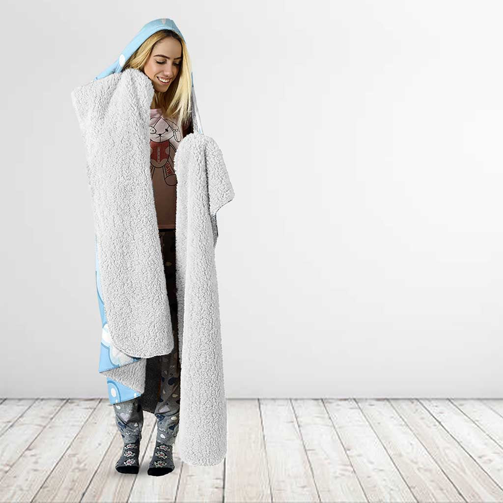 Azumarill Hooded Blanket Dreamy Bubble Cloud Art