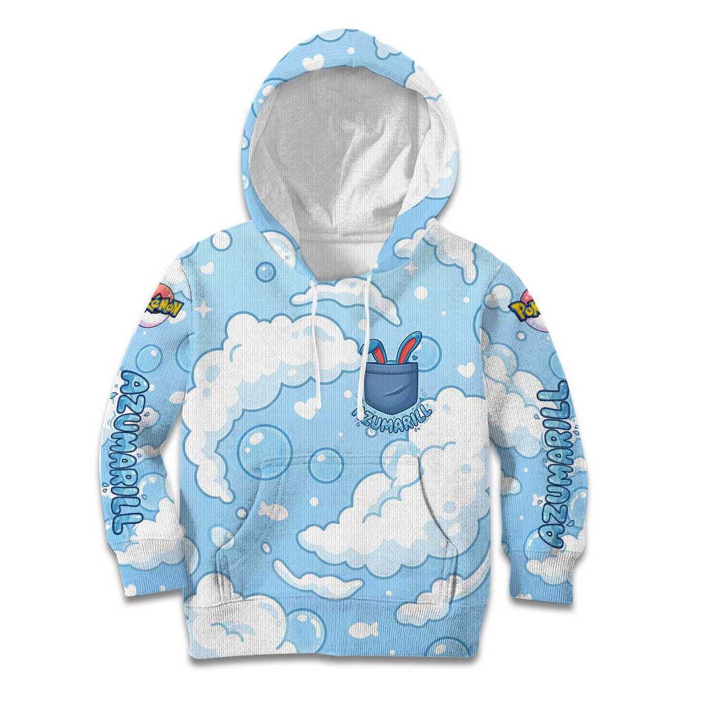 Azumarill Kid Hoodie Dreamy Bubble Cloud Art