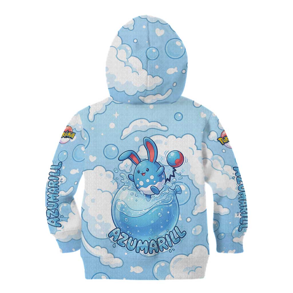 Azumarill Kid Hoodie Dreamy Bubble Cloud Art