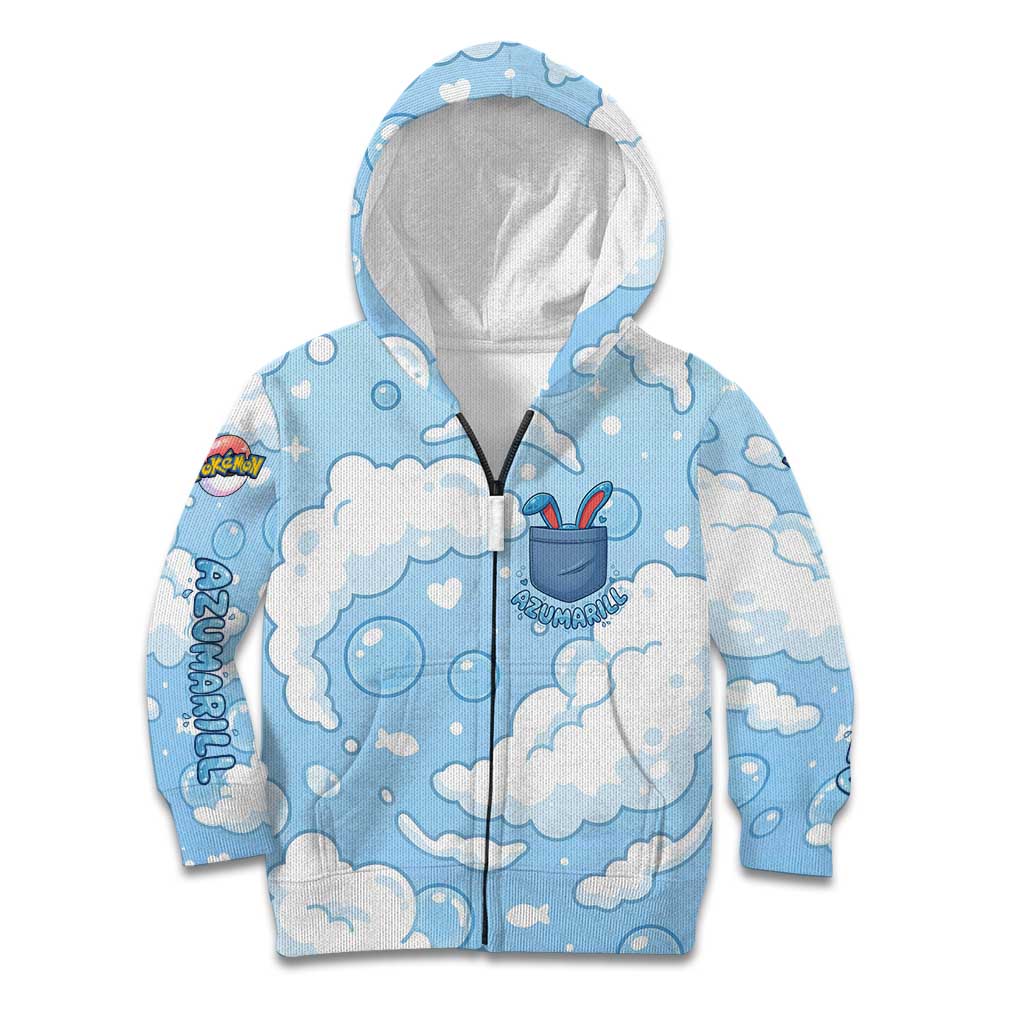 Azumarill Kid Hoodie Dreamy Bubble Cloud Art