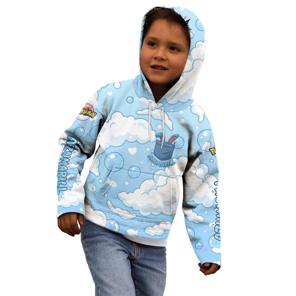 Azumarill Kid Hoodie Dreamy Bubble Cloud Art