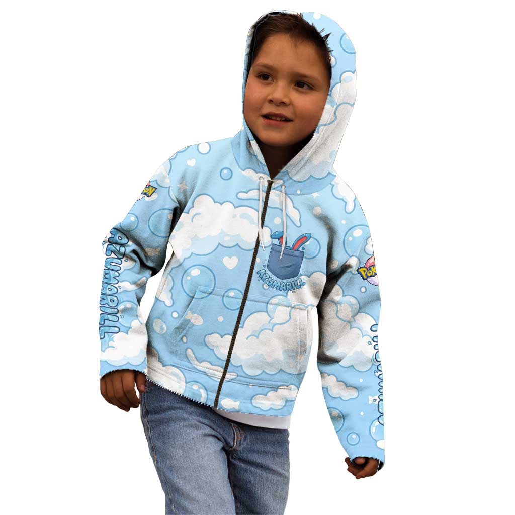 Azumarill Kid Hoodie Dreamy Bubble Cloud Art