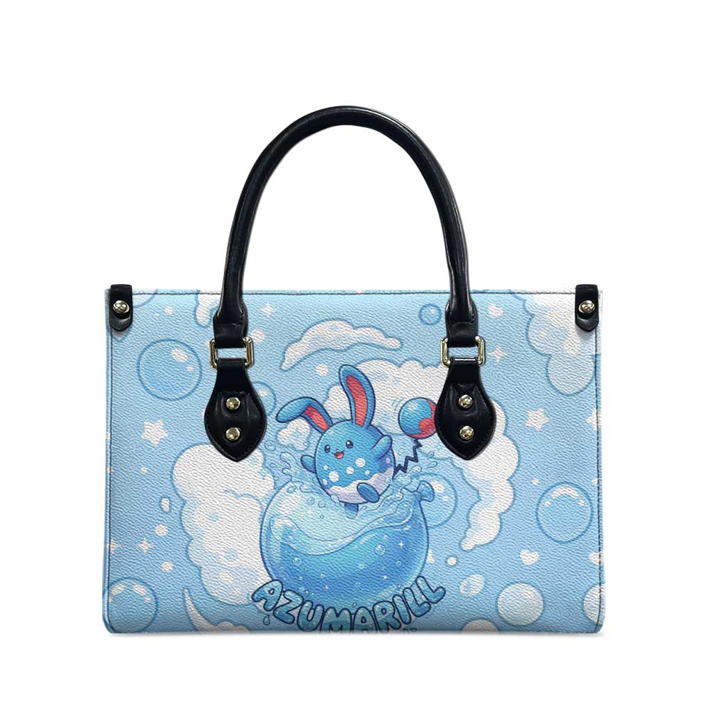 Azumarill Leather Bag Dreamy Bubble Cloud Art