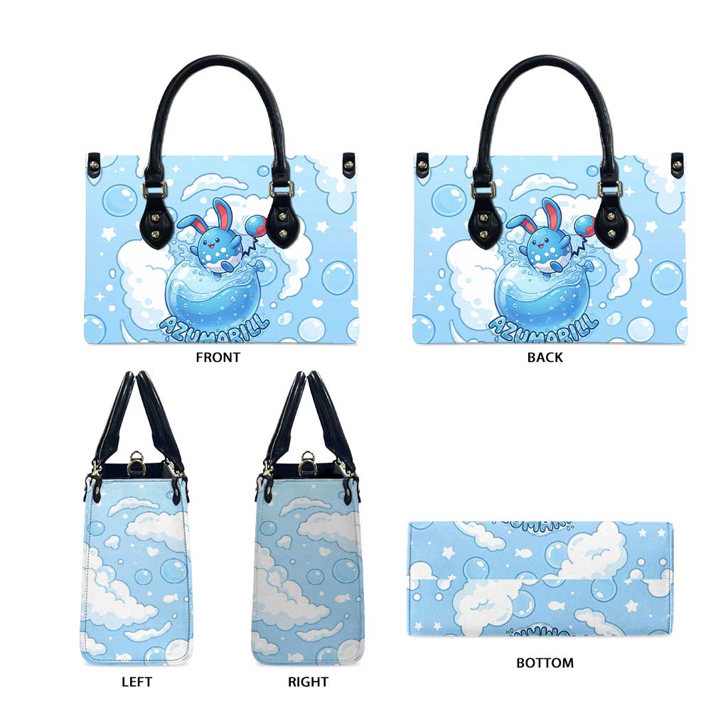 Azumarill Leather Bag Dreamy Bubble Cloud Art