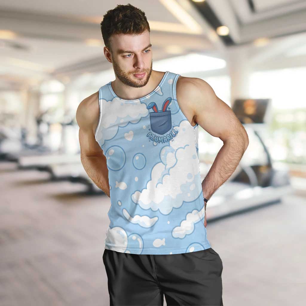 Azumarill Men Tank Top Dreamy Bubble Cloud Art