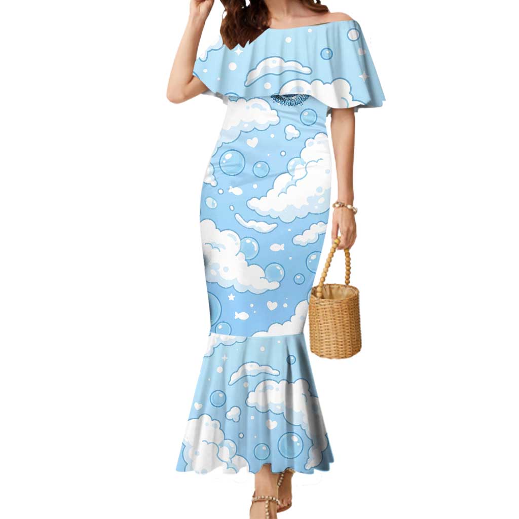 Azumarill Mermaid Dress Dreamy Bubble Cloud Art