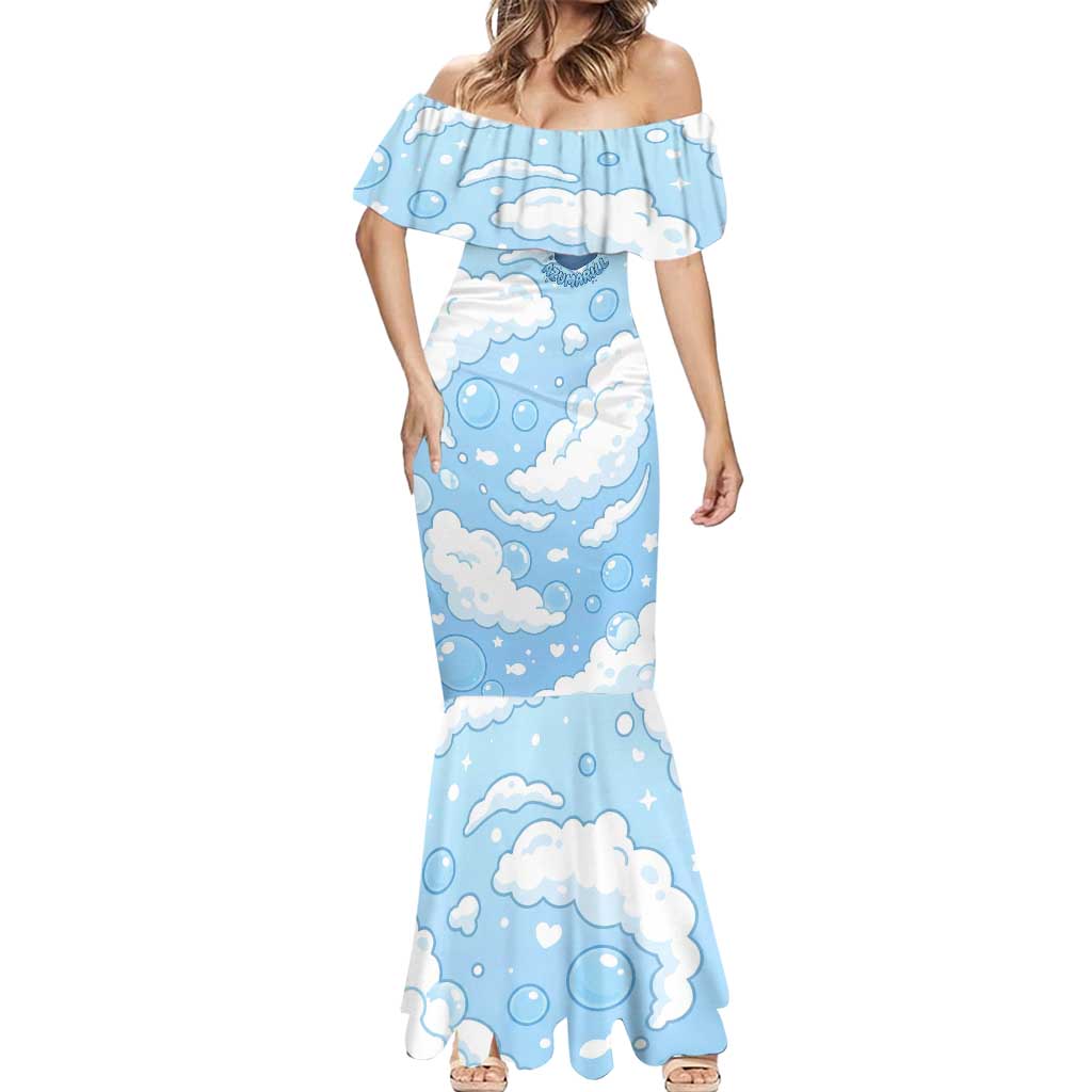 Azumarill Mermaid Dress Dreamy Bubble Cloud Art