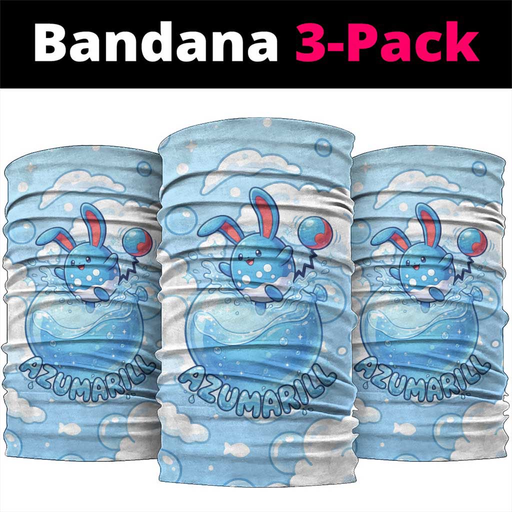 Azumarill Neck Gaiter Dreamy Bubble Cloud Art
