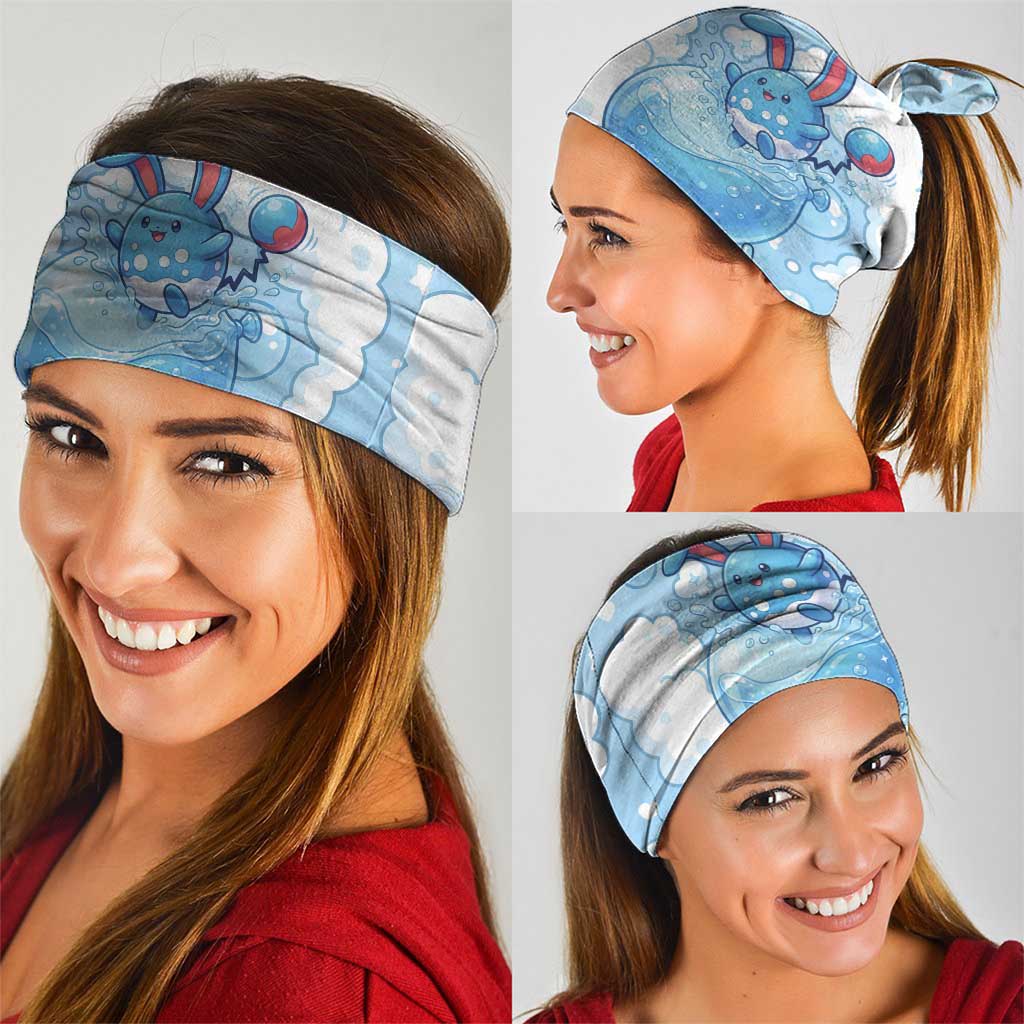 Azumarill Neck Gaiter Dreamy Bubble Cloud Art