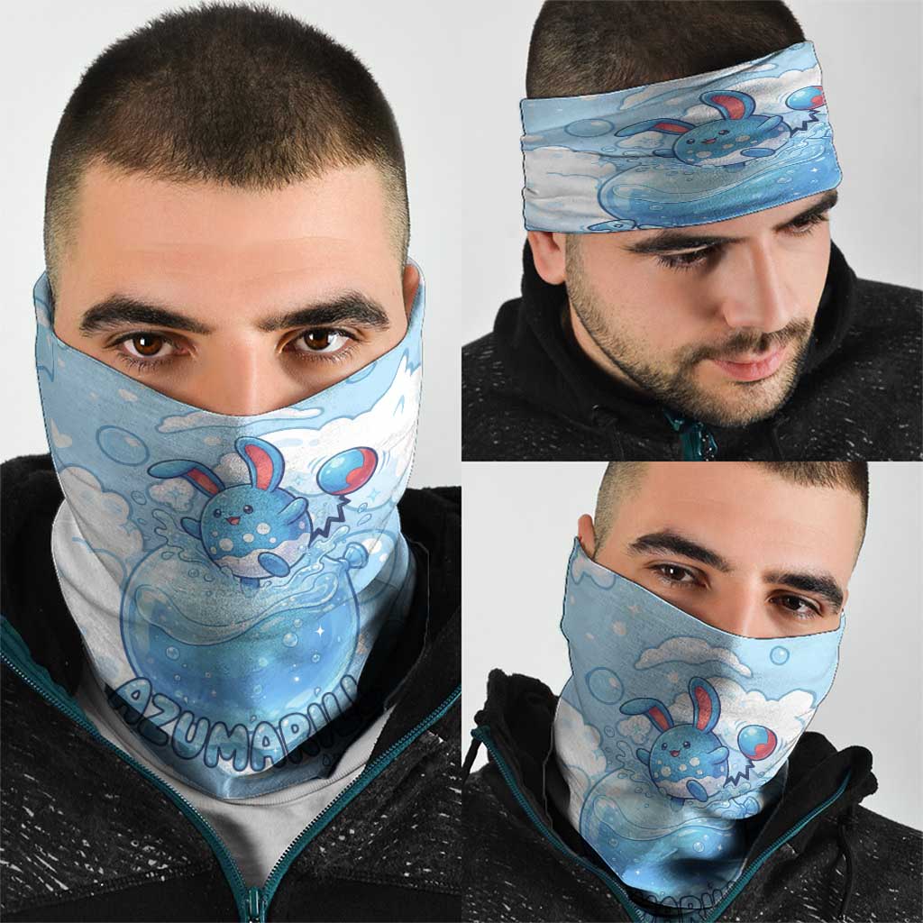 Azumarill Neck Gaiter Dreamy Bubble Cloud Art