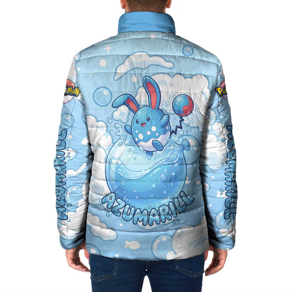 Azumarill Padded Jacket Dreamy Bubble Cloud Art