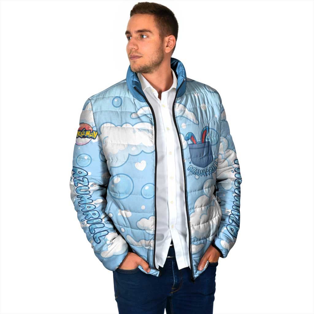 Azumarill Padded Jacket Dreamy Bubble Cloud Art