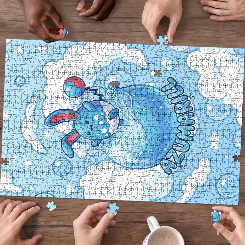 Azumarill Puzzle Dreamy Bubble Cloud Art
