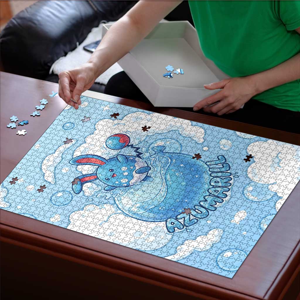 Azumarill Puzzle Dreamy Bubble Cloud Art