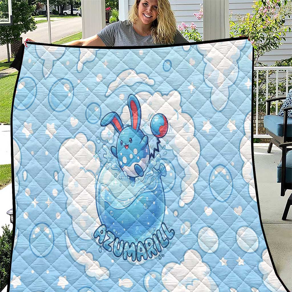 Azumarill Quilt Dreamy Bubble Cloud Art