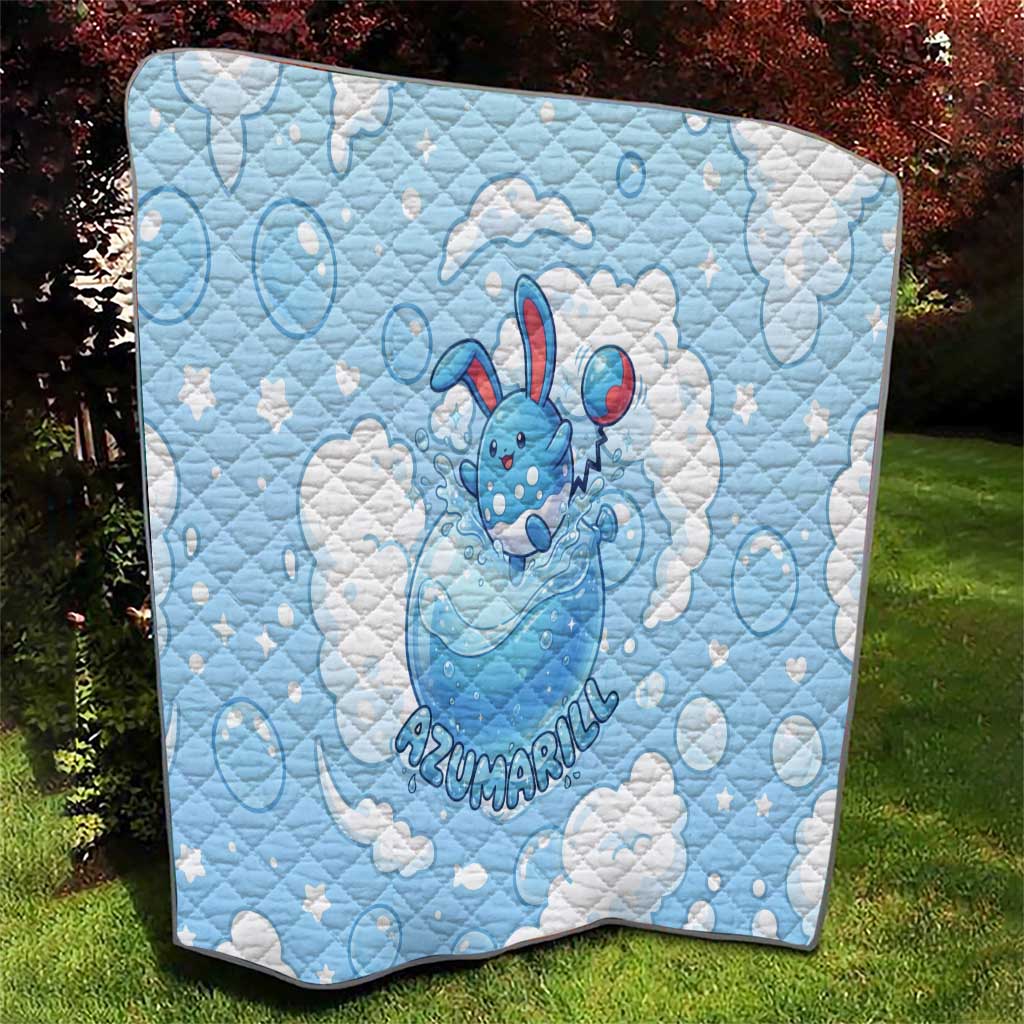 Azumarill Quilt Dreamy Bubble Cloud Art