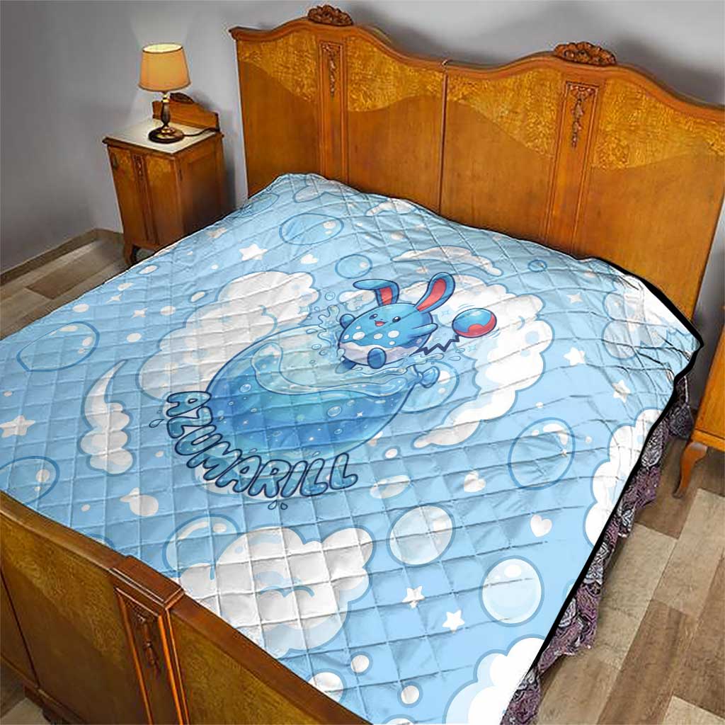 Azumarill Quilt Dreamy Bubble Cloud Art