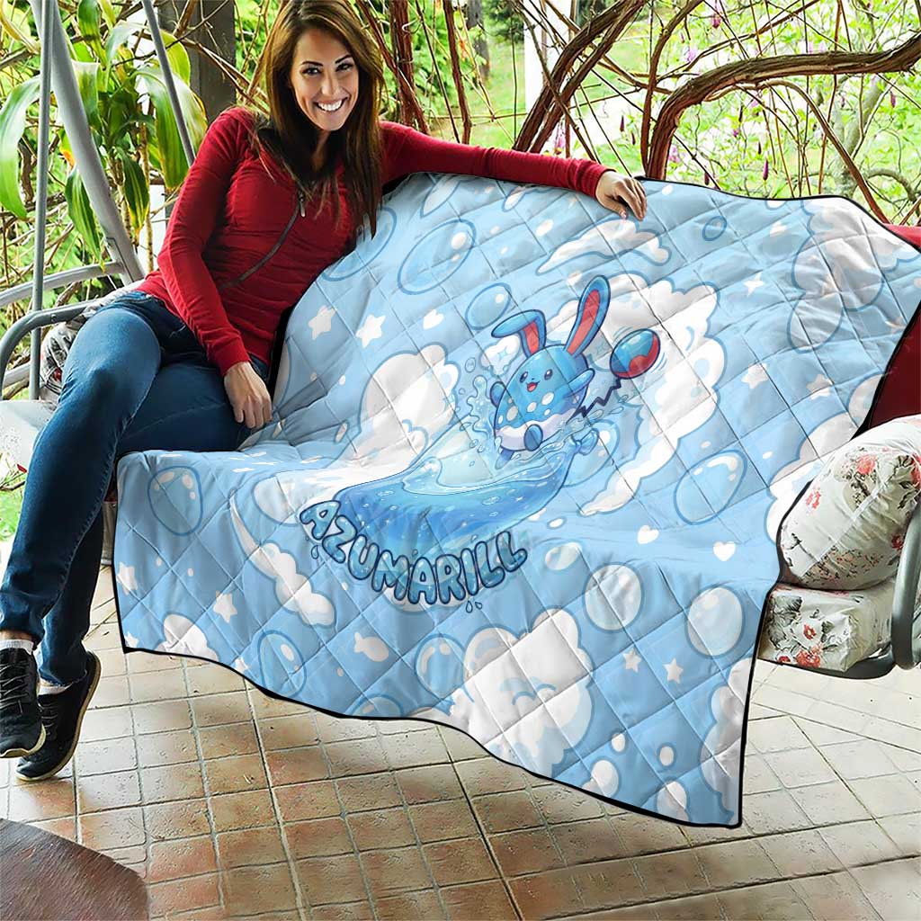 Azumarill Quilt Dreamy Bubble Cloud Art