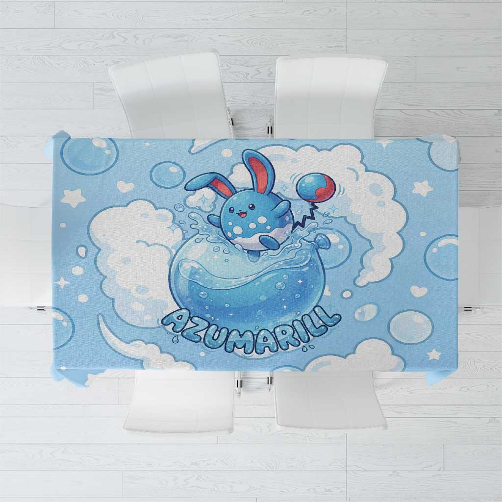 Azumarill Tablecloth Dreamy Bubble Cloud Art