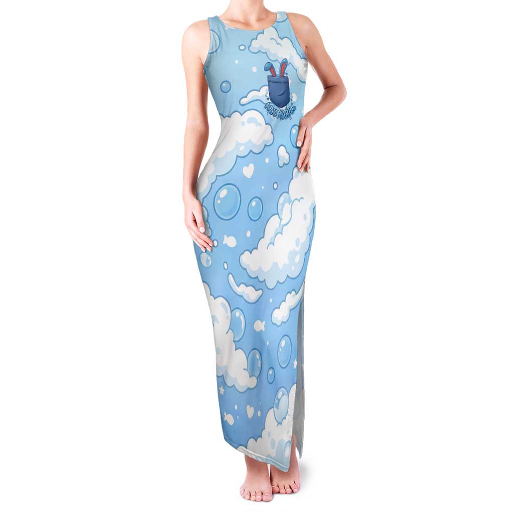Azumarill Tank Maxi Dress Dreamy Bubble Cloud Art