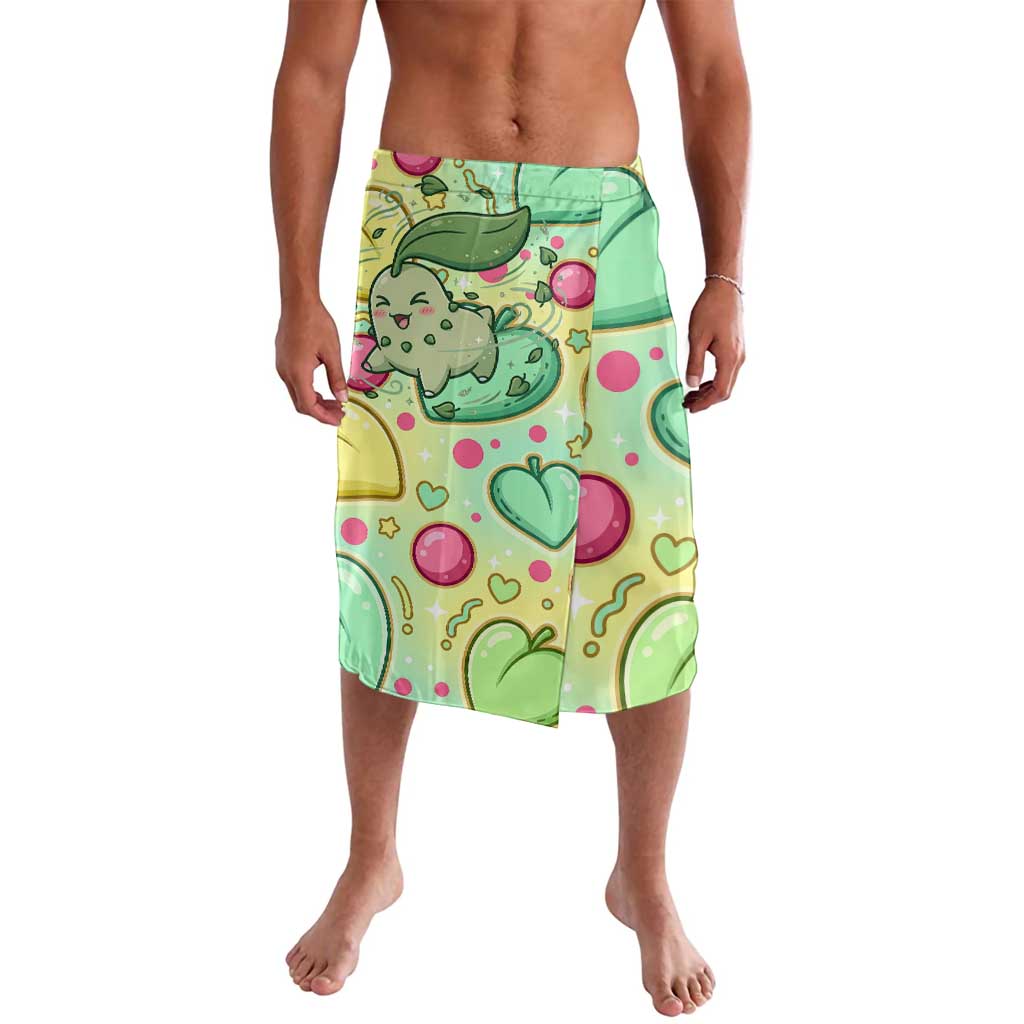 Chikorita Lavalava Vibrant Pastel Leaf Pop Art