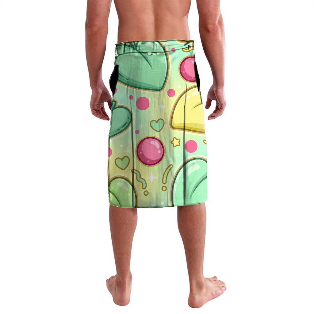 Chikorita Lavalava Vibrant Pastel Leaf Pop Art