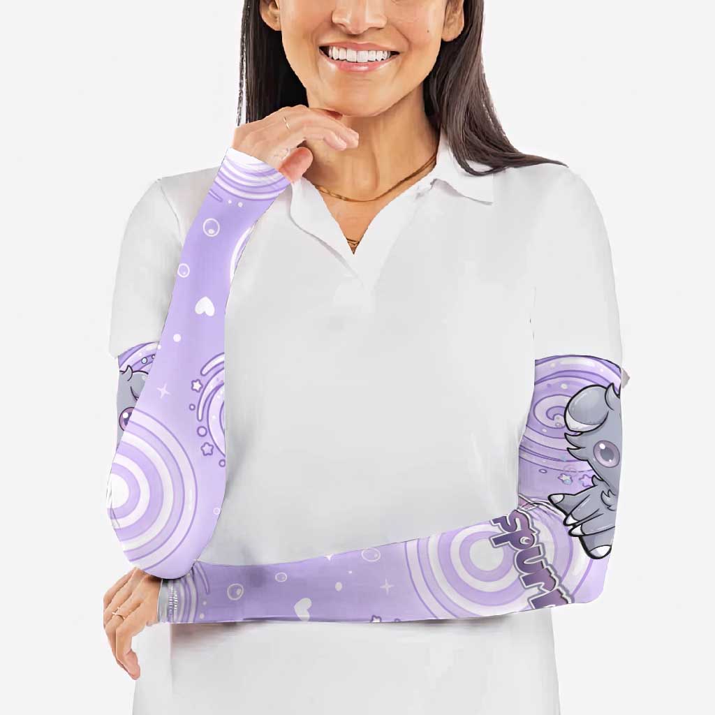 Espurr Arm Sleeves Hypnotic Pastel Psychic Swirl Art