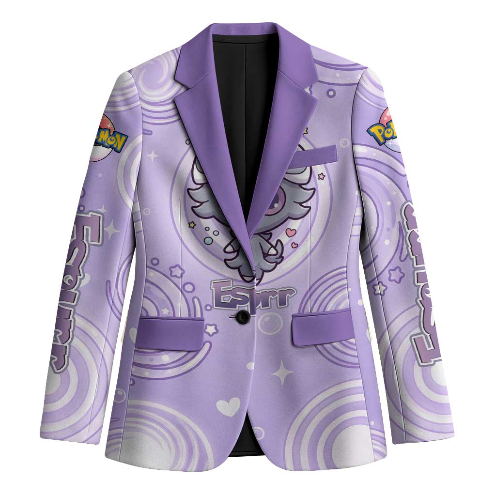 Espurr Blazer Hypnotic Pastel Psychic Swirl Art