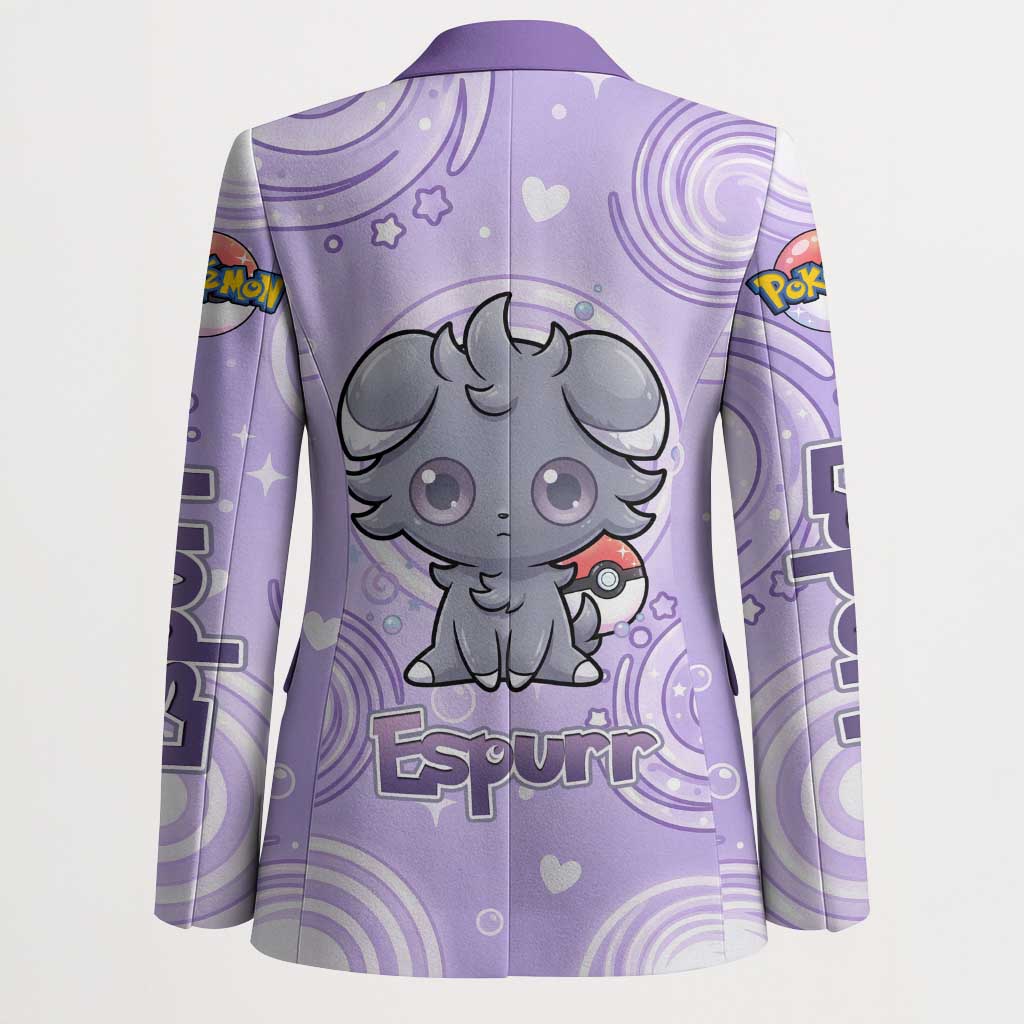 Espurr Blazer Hypnotic Pastel Psychic Swirl Art